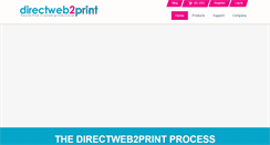 Desktop Screenshot of directweb2print.com